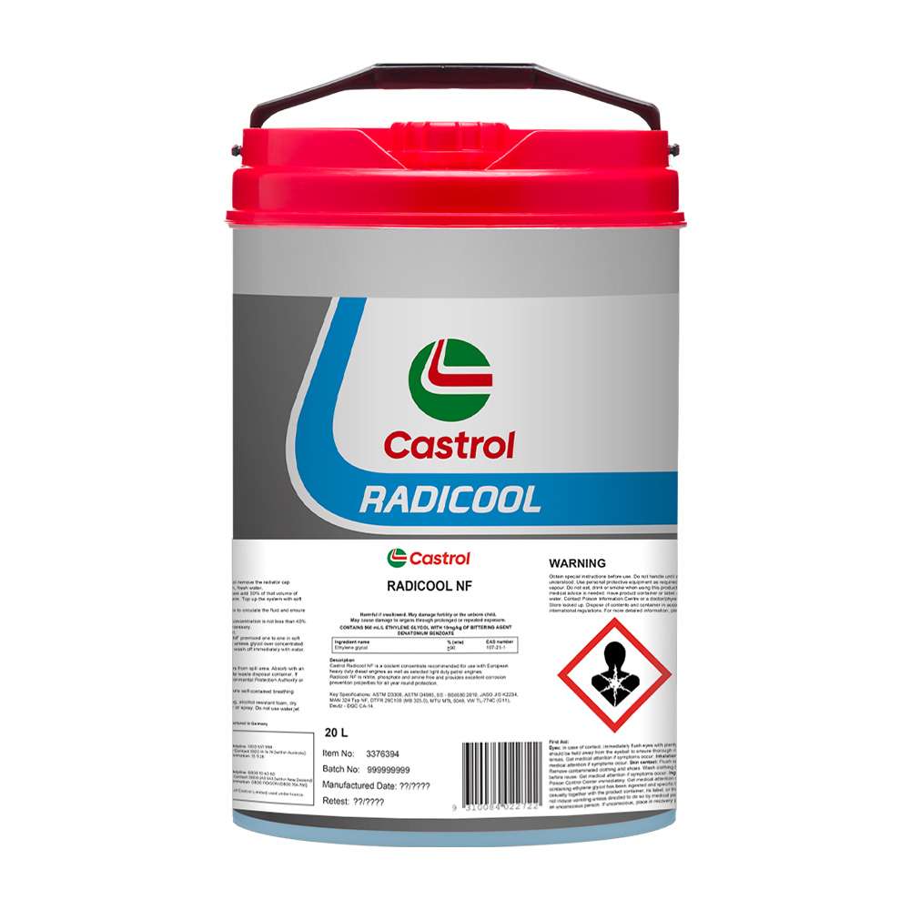 Radicool NF 20L - Castrol - Concentrate Coolant - Castrol