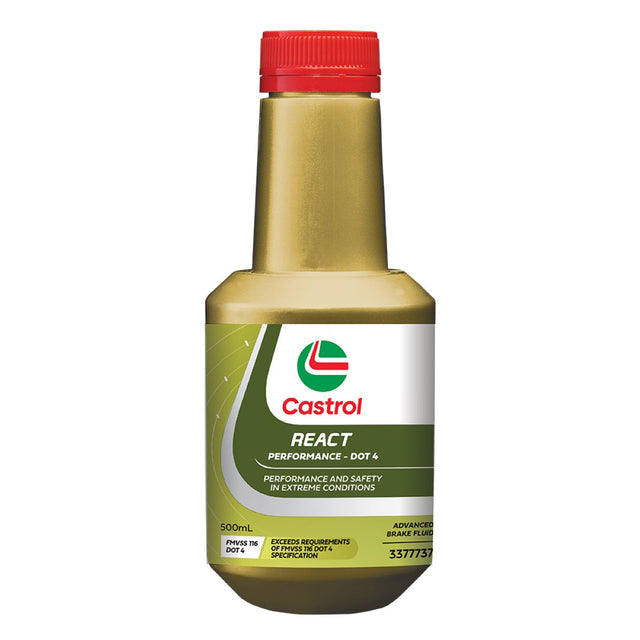 React Performance Dot 4 500mL - Castrol - Brake & Clutch Fluid - Castrol
