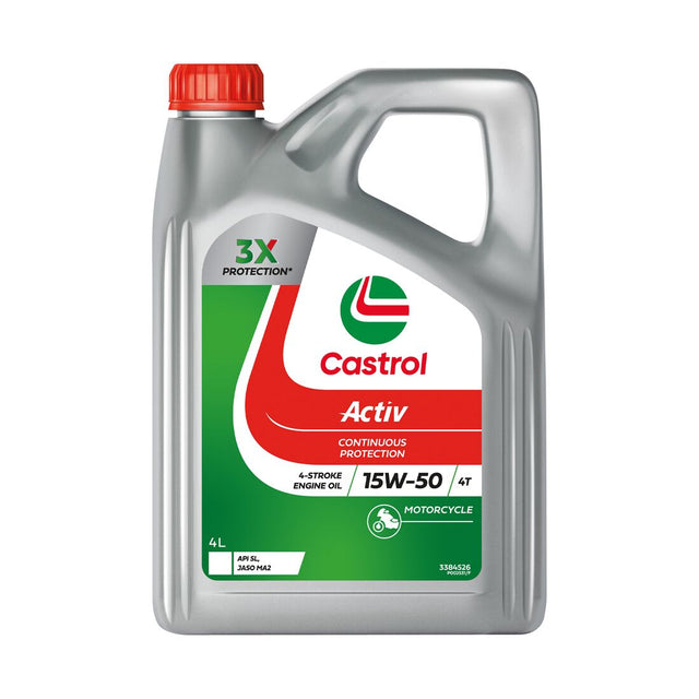 ACTIV 4T 15W - 50 4L - Castrol - Motorcycle Oils - Castrol