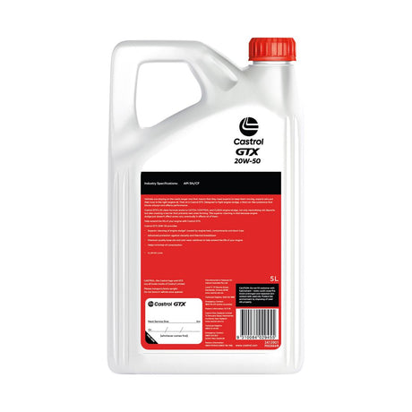 GTX 20W-50 5L - Castrol