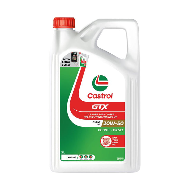 GTX 20W - 50 5L - Castrol - Mineral Engine Oil - Castrol