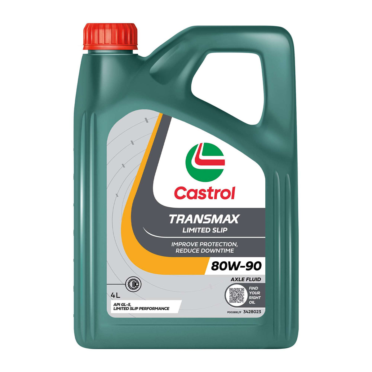 TRANSMAX Limited Slip 80W - 90 4L - Castrol - Gear & Differential Oils - Castrol