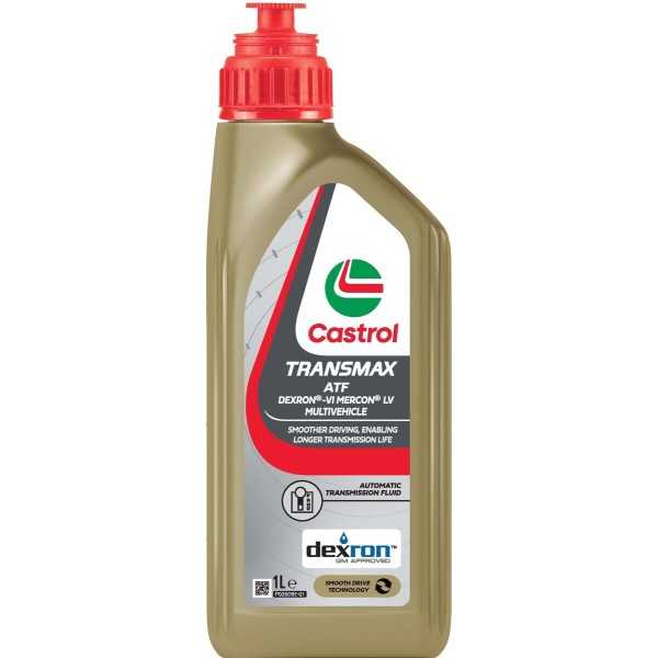 TRANSMAX ATF DEXRON - VI MERCON LV Multivehicle 1L - Castrol - Automatic Transmission Fluid - Castrol