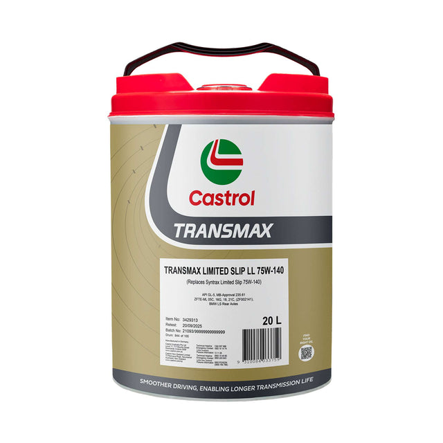 TRANSMAX Limited Slip LL 75W - 140 20L - Castrol - Gear & Differential Oils - Castrol