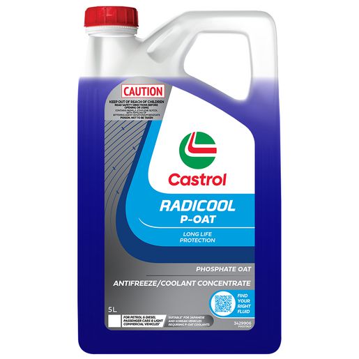 Radicool P - OAT 5L - Castrol - Concentrate Coolant - Castrol