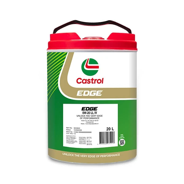 EDGE 0W - 20 LL IV 20L - Castrol - Full Synthetic Engine Oil - Castrol