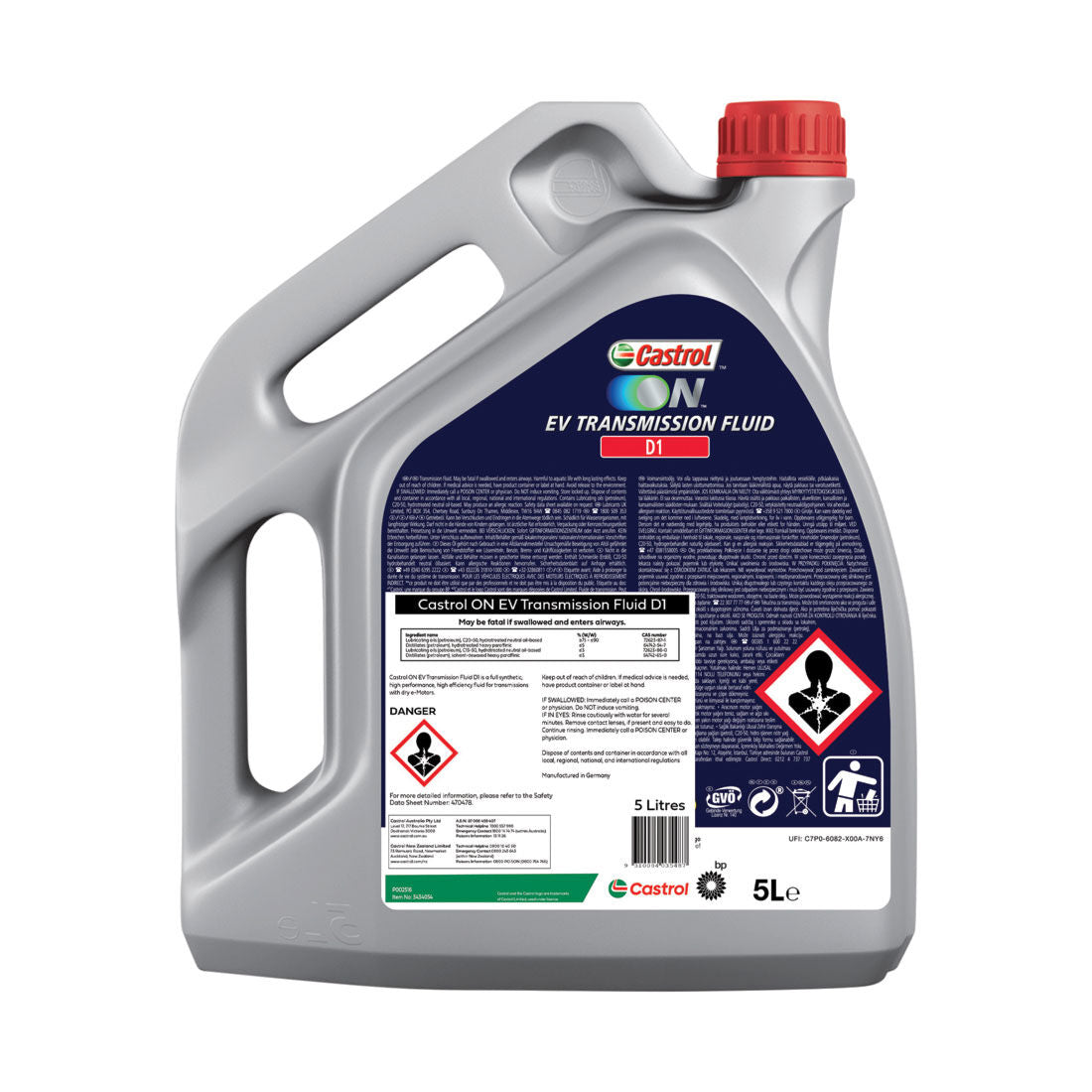 ON EV Transmission Fluid D1 5L - Castrol - Transmission Fluid - Castrol