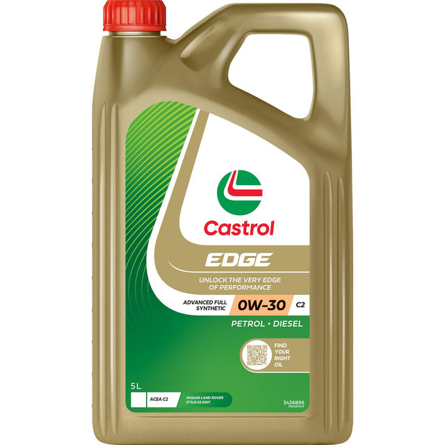 EDGE 0W - 30 C2 5L - Castrol - Full Synthetic Engine Oil - Castrol