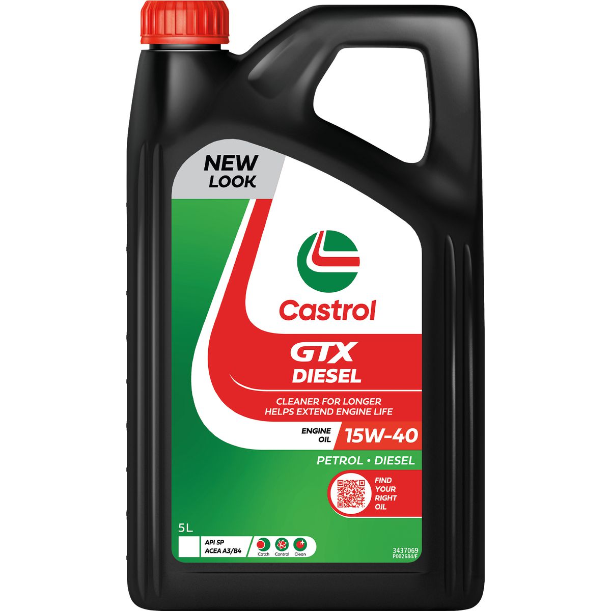 GTX Diesel 15W - 40 5L - Castrol - Semi Synthetic Engine Oil - Castrol
