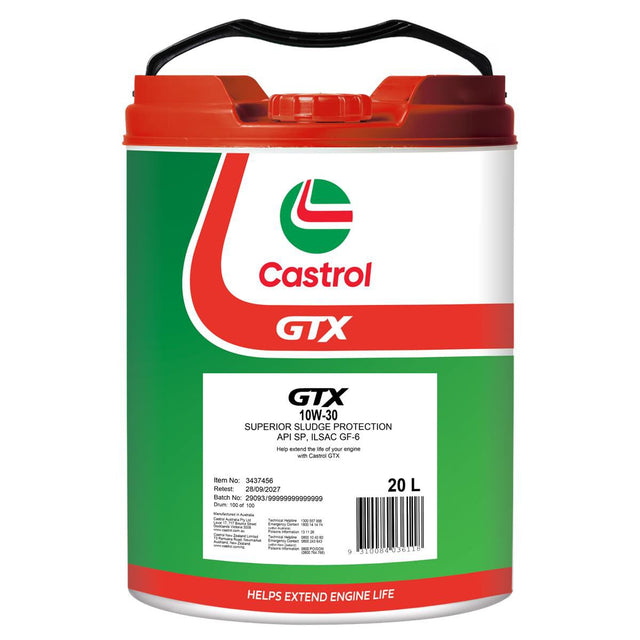 GTX 10W - 30 20L - Castrol - Semi Synthetic Engine Oil - Castrol