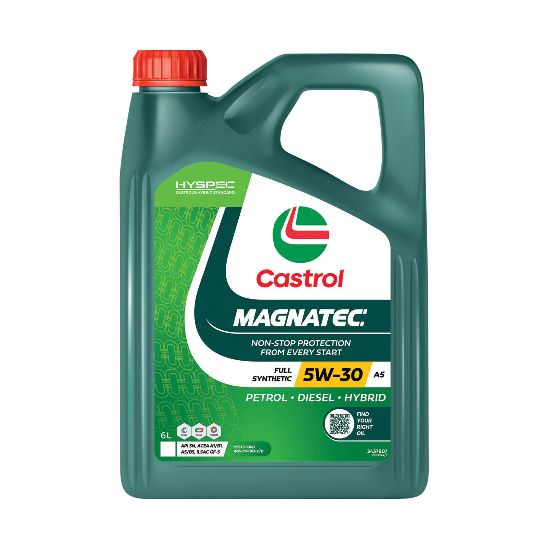 MAGNATEC 5W - 30 A5 6L - Castrol - Full Synthetic Engine Oil - Castrol