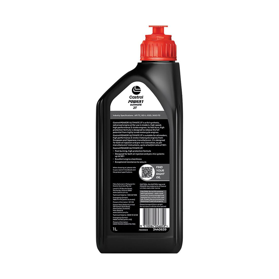 POWER1 Ultimate 2T 1L - Castrol - Motorcycle Oils - Castrol