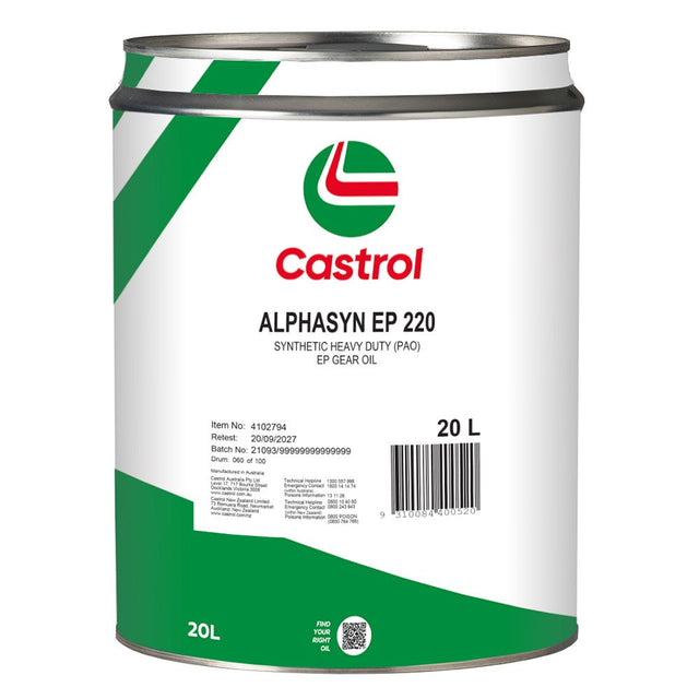 Alphasyn EP 220 20L - Castrol - Cutting & Industrial Fluids - Castrol