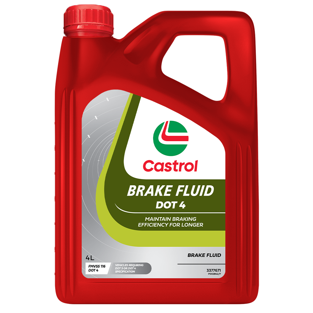 Brake Fluid Dot 4 4L - Castrol - Brake & Clutch Fluid - Castrol