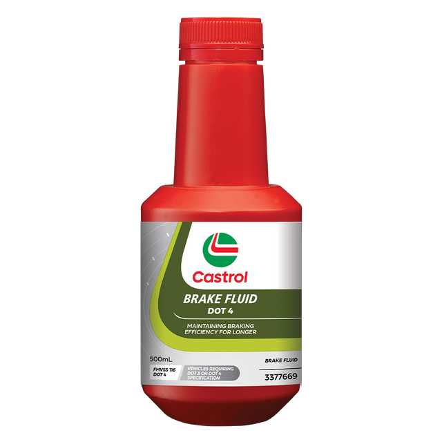 Brake Fluid Dot 4 500mL - Castrol - Brake & Clutch Fluid - Castrol
