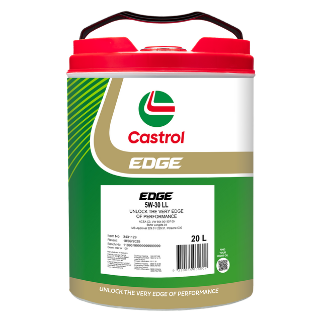 EDGE 5W - 30 LL 20L - Castrol - Full Synthetic Engine Oil - Castrol