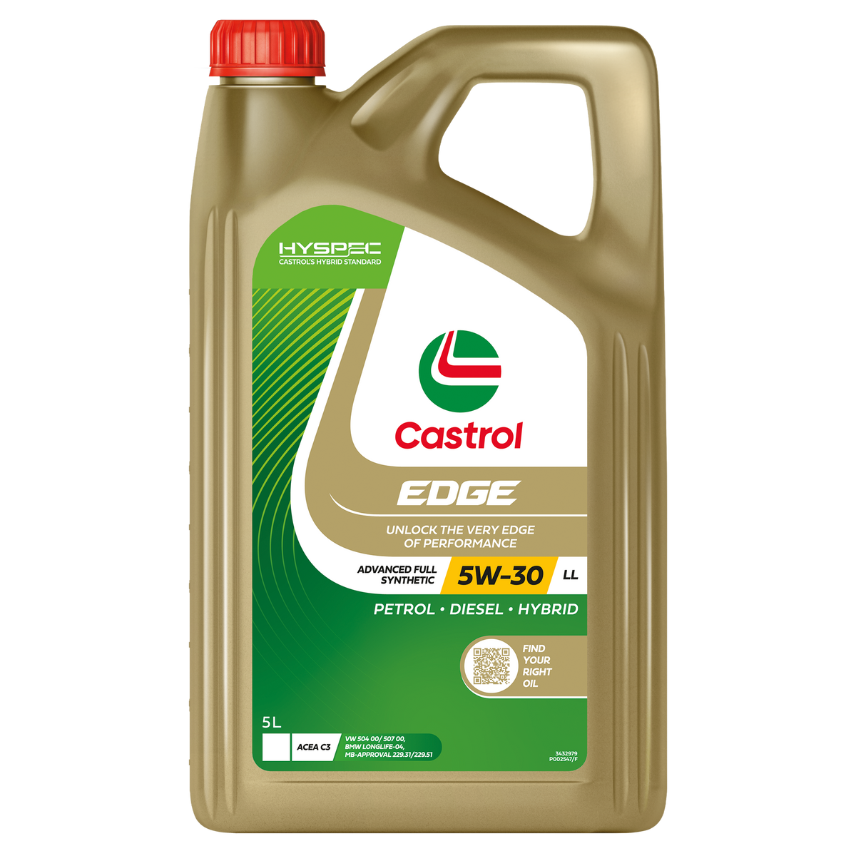 EDGE 5W - 30 LL 5L - Castrol - Full Synthetic Engine Oil - Castrol