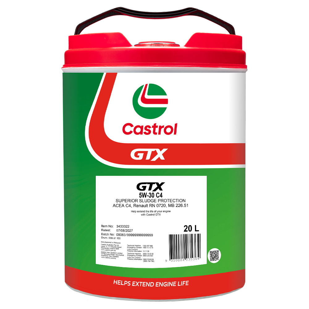 GTX 5W - 30 C4 20L - Castrol - Mineral Engine Oil - Castrol