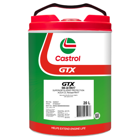 GTX 5W-30 RN17 20L - Castrol
