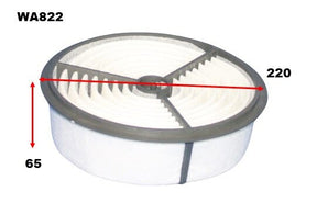 Air Filter A455/A497 Fits Holden/Toyota WA822 - Wesfil