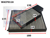 Cabin Filter RCA240P Fits Hyundai WACF0116 - Wesfil | Universal Auto Spares