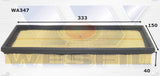 Air Filter A347 Fits Ford WA347 - Wesfil