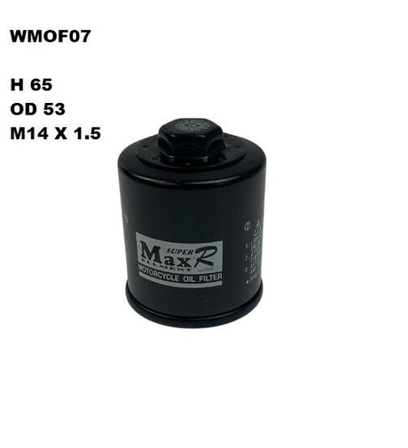 Oil Filter RMZ121 Motorcycle WMOF07 - Wesfil | Universal Auto Spares