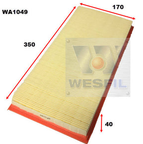 Air Filter Fits Volvo WA1049 - Wesfil