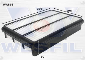 Air Filter A1270 Fits Holden WA868 - Wesfil