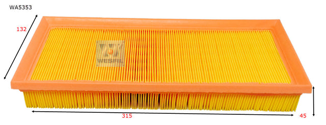 Air Filter A1927 Fits Mercedes WA5353 - Wesfi | Universal Auto Spares