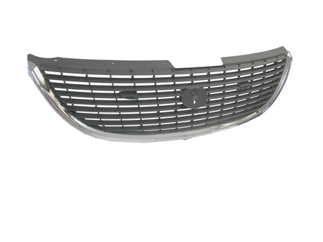 Front Grille (Grey, Chrome Plated) Chrysler Voyager RG 2001 - 2004 CLVG-GRI-05F - Sterling Parts