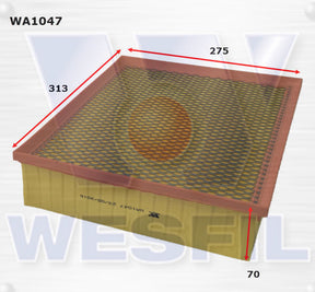Air Filter A1398 Fits Mercedes WA1047 - Wesfil