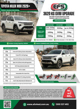Toyota Hilux N90 2026+ 4WD only 3620kg GVM Upgrade K - THX - N90 - GVM - EFS - EFS