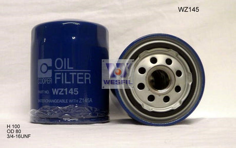 Oil Filter Z145 Ford/Holden/Nissan WZ145 - Cooper