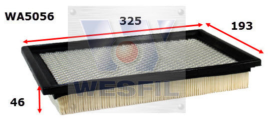 Air Filter Fits Ford WA5056 - Wesfil
