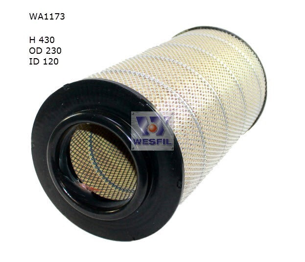 Air Filter HDA5888 Fits Hino WA1173 - Wesfil | Universal Auto Spares