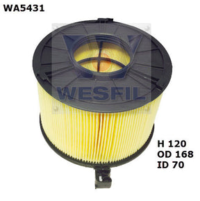 Air Filter A2004 Fits Audi WA5431 - Wesfil