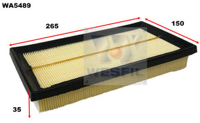 Air Filter Fits Subaru/Toyota WA5489 - Wesfil