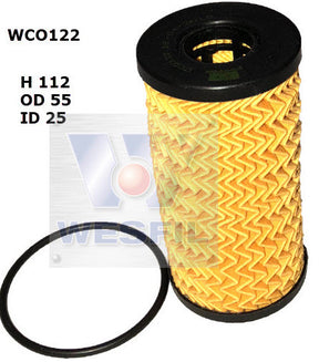 Oil Filter R2660P Fits Nissan/Renault WCO122 - Wesfil