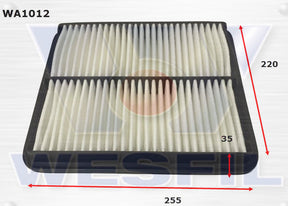Air Filter A1354 Fits Daewoo WA1012 - Wesfil