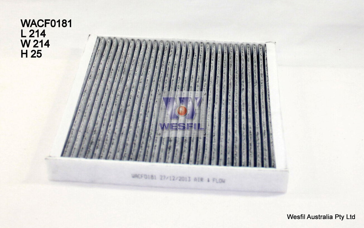 Cabin Filter Fits Smart Car WACF0181 - Wesfil | Universal Auto Spares