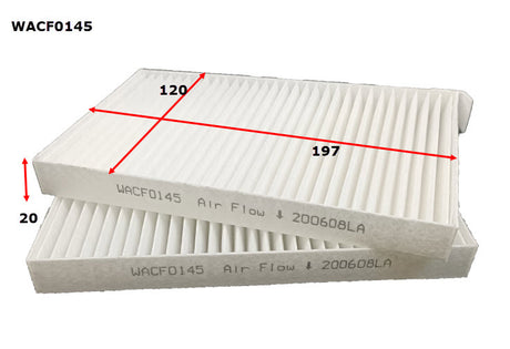 Cabin Filter RCA269P Fits Hyundai WACF0145 - Wesfil | Universal Auto Spares