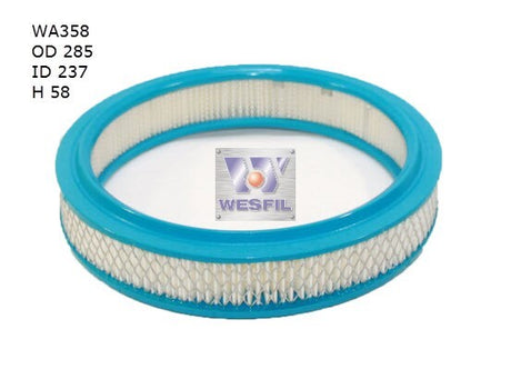 Air Filter A358 Fits Ford/Mazda WA358 - Wesfil | Universal Auto Spares