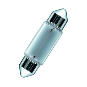 Festoon 12V 10W SV8.5 11mmx41mm 1=Box of 10 Globes 6411 - Osram
