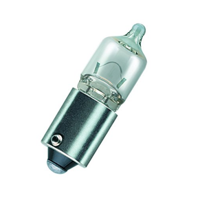 Halogen Bayonet Cap H6W 12V 6W BAX9S Offset Pin 1=Box of 10 64132 - Osram