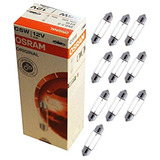 Festoon C5W 12V 5W SV8.5 11mmx36mm 1=Box of 10 Globes (12844) 6418 - Osram