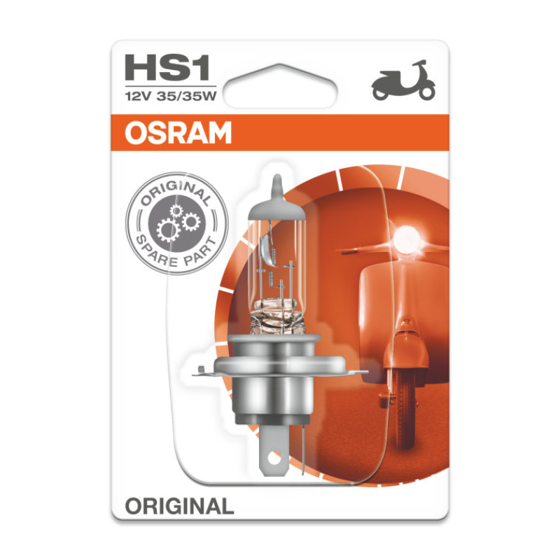 Halogen HS1 35/35W 12V P43T 1=1 Globe 64185ALS-01B - Osram | Universal Auto Spares