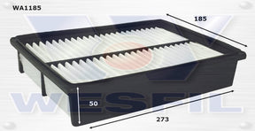 Air Filter A1523 Fits Mazda WA1185 - Wesfil