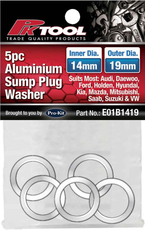 5 Pieces Aluminium Sump Plug Washer - PKTool