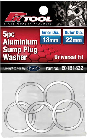 5 Pieces Aluminium Sump Plug Washer - PKTool